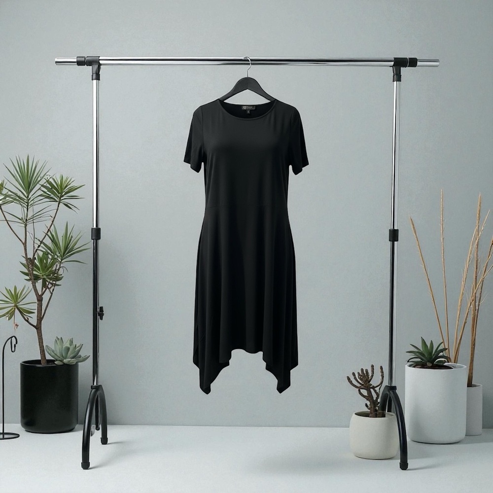 G by Giuliana Asymmetrical Black Dress